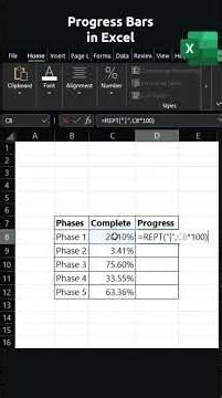 Turn Boring Percentages Into Visual Progress Bars!