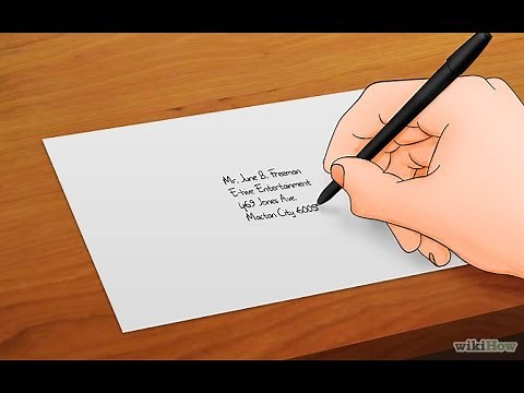 How to addressing envelopes correctly