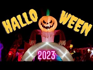 Extreme Outdoor Halloween Decorations - Decorate with Me 2023