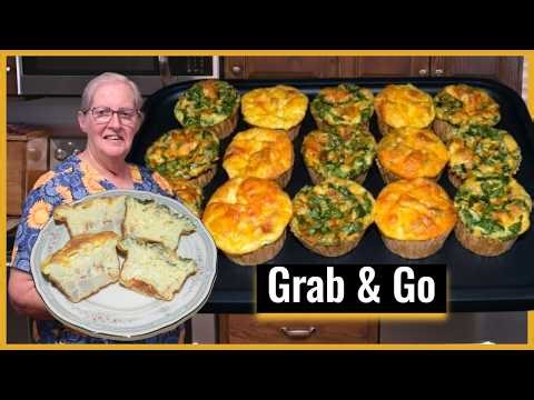 Crustless Quiche Muffins, High Protein, Inspirational Thought