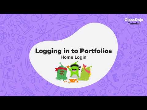 Logging in to Portfolios from Home: a ClassDojo tutorial for families 🤗