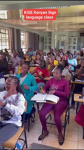 77K views · 662 reactions | Kenyan Sign language class sponsored by National Council for Persons with Disabilities (NCPWD) | Kenya Institute of Special Education | Facebook