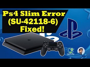 How To Fix PS4 Error Code SU42118-6 | (Su 42118-6) in 2020 - After The Ps4 Update 7.50 | Fixed