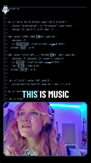Coding musical patterns to restart the world #livecode #algorave #electronicmusic