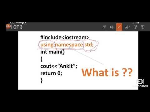 what is namespace ?| namespace in c++ programming|using namespace std