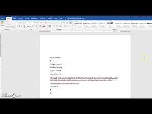 Microsoft Word - Block style letter