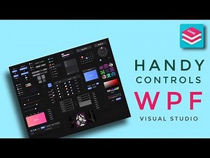 WPF Tutorial : XAML UI design in Visual studio blend 2019 | HandyControls UI Library | C# WPF
