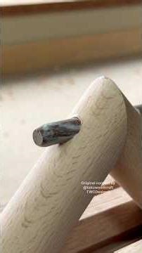 New Way to Center a Dowel Through a Miter Joint #shorts #woodworking #diy