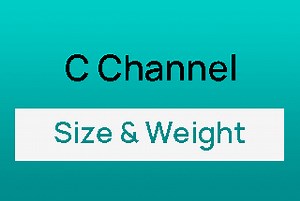 C Channel Weight Calculator & Chart (Online & Free) | MachineMFG