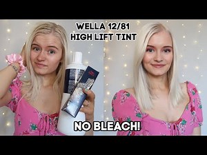 HOW I DYE MY HAIR WHITE BLONDE | NO BLEACH | WELLA KOLESTON 12/81