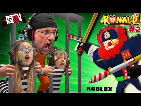 ROBLOX RONALD the COP!! Jailbreak from Clown Prison! (FGTeeV Escapes Chapter 2)