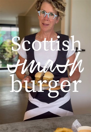 Lamb and Haggis Smash Burgers: A Scottish Delight