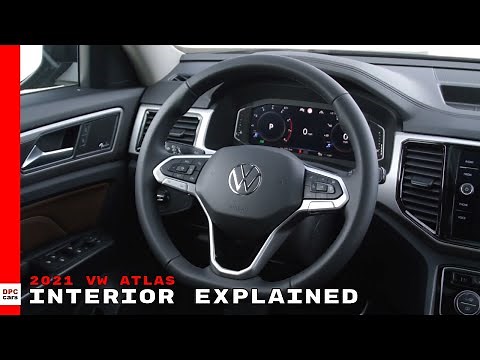 2021 VW Atlas Interior Cabin Explained - Volkswagen