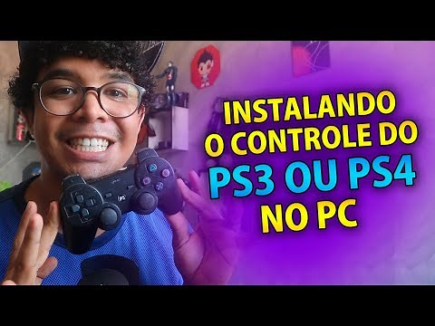 COMO CONECTAR O CONTROLE DO PS3 OU PS4 NO PC PARA JOGAR (VIA USB OU BLUETOOTH)