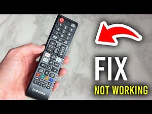 How To Fix ANY TV Remote Not Working - Step By Step