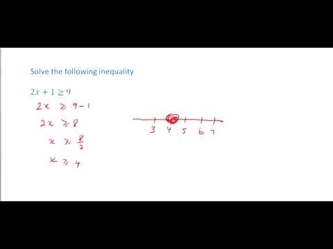 CSEC Maths - Solving Linear Inequalitites