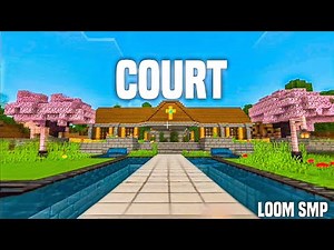 Minecraft Courtroom Build in LOOM SMP 🏛️ | Justice Begins !