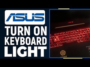 How To Turn On/Off Keyboard Back light Asus Laptops (Easy)
