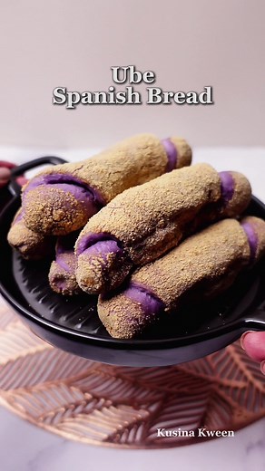 Delicious Ube Spanish Bread Recipe | Homemade Baking