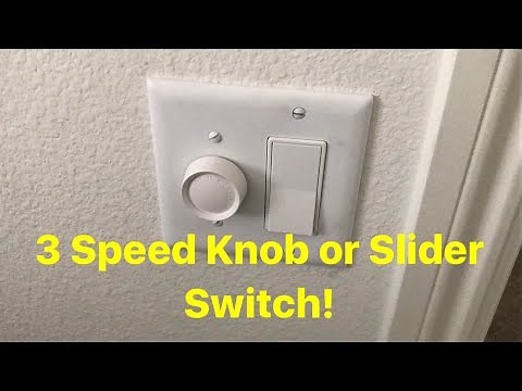 Installing A Wall Switch 3 Speed for Ceiling Fans