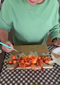 20K views · 330 reactions | Dollar Tree Gather Sign | Designs by Dina | Facebook