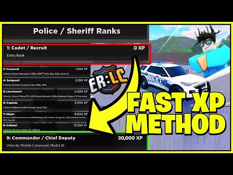 FASTEST WAY TO GET XP ON THE POLICE AND SHERIFF TEAM 2022! (Emergency Response Liberty County)