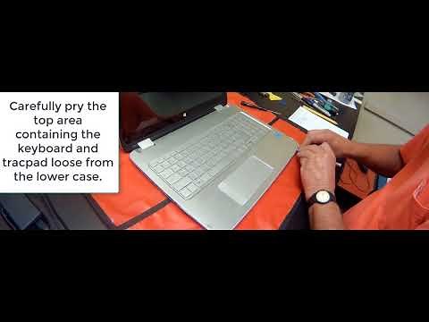 HP Envy Laptop Repair Keyboard AssemblyBottom Access