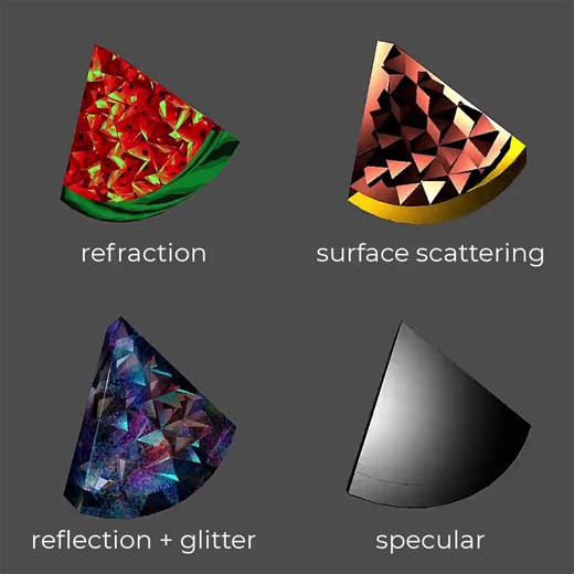 Learn how to fake crystal and glass effects using shader tricks, no ray tracing needed, covered in Chapter 4 of the Godot Shaders Bible. ✨Breakdown: https://t.co/gQ42S8o3RW#godotengine