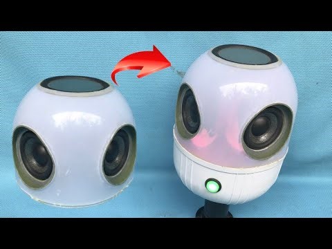 Make a Unique Mini Bluetooth Speaker from an Old LED Light Bulb!! DIY LED Bulb Speaker