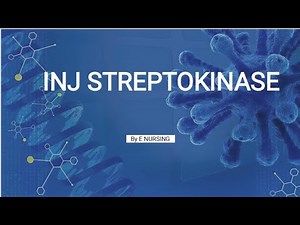 inj streptokinase, STK uses ,administration, Indication