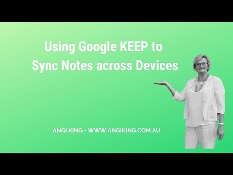 Tech Tip #67 - Using Google Keep to Sync Notes across Devices