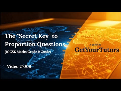 Mastering Ratio & Proportion: Direct, Inverse & The "k" Constant (IGCSE Maths)