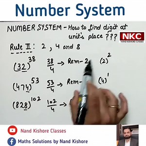 138K views · 4.9K reactions | Number System - Shortcut Tricks | Maths Solutions by Nand Kishore | Facebook