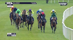 Dramatic doesn't do it justice! 🤯 Backers of Green Triangle would have been counting their winnings - until this happened! Remarkable scenes. Thankfully, both horse and rider were fine. | Racing TV