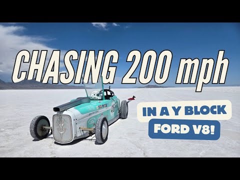 World's Fastest Y Block Ford V8 Engine at the Bonneville Salt Flats