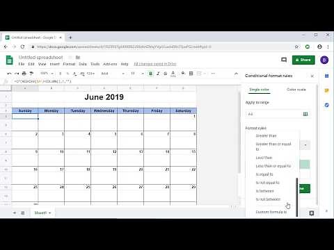 How to Create a Dynamic Monthly Calendar in Google Sheets - Template Provided