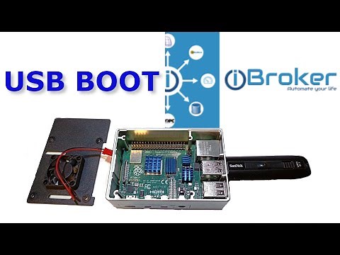 Raspberry Pi 4 über USB Booten mit USB Stick SSD Festplatte