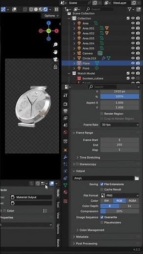 Export Transparent Image in Blender | Render Without Background #blender #3dmodeling