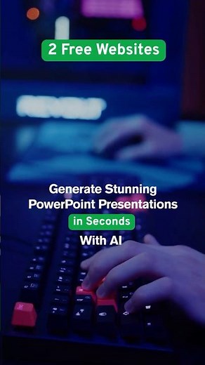 Free AI PowerPoint Presentation Generator | Make PPT In Seconds using 2 Free Websites