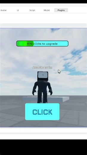 Day 3 of making a clicker game #roblox #script #scripting #fullscript #skibiditoilet