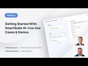 Getting Started with SmartSuite AI: Live Use Cases & Demos