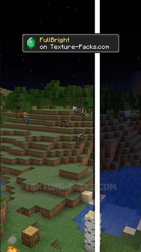 FullBright Texture Pack for Minecraft ✅