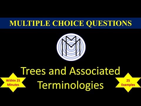 Multiple Choice Questions on Trees and Associated Terminologies in Graph Theory