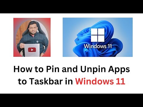 How to Pin and Unpin Apps to Taskbar in Windows 11