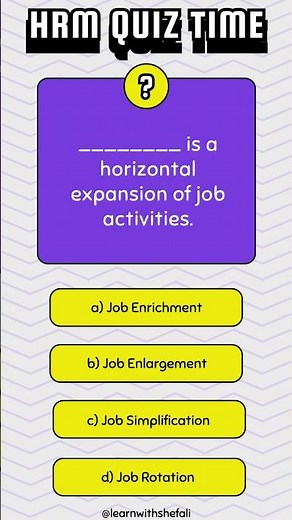 HRM Multiple Choice Questions: Test Your Knowledge! #hrm #humanresourcemanagement