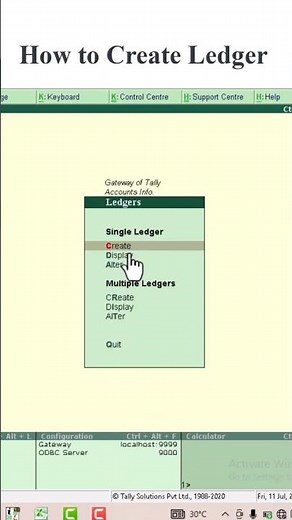 How to Create Ledger in Tally 📒 | Tally ERP 9 & Prime | Basic to Advance