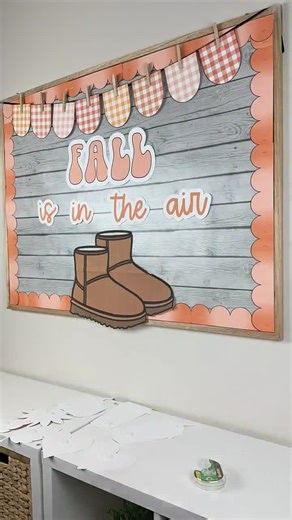 Fall Bulletin Board Kit | Fall Autumn Decor | Bulletin Board Kit | Autumn Bulletin Board - Etsy