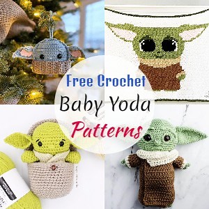24 Free Crochet Baby Yoda Patterns For Star War Lovers! - DIYnCrafty