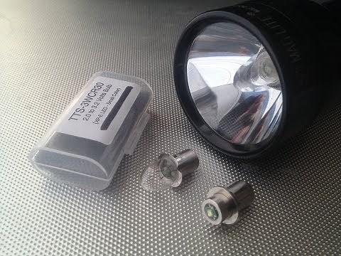 Maglite LED Upgrade, 3 Watt 180 Lumen Cree Bulb