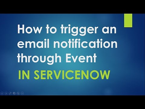 How to trigger an email notification through Event in ServiceNow| Explained with Example| ServiceNow